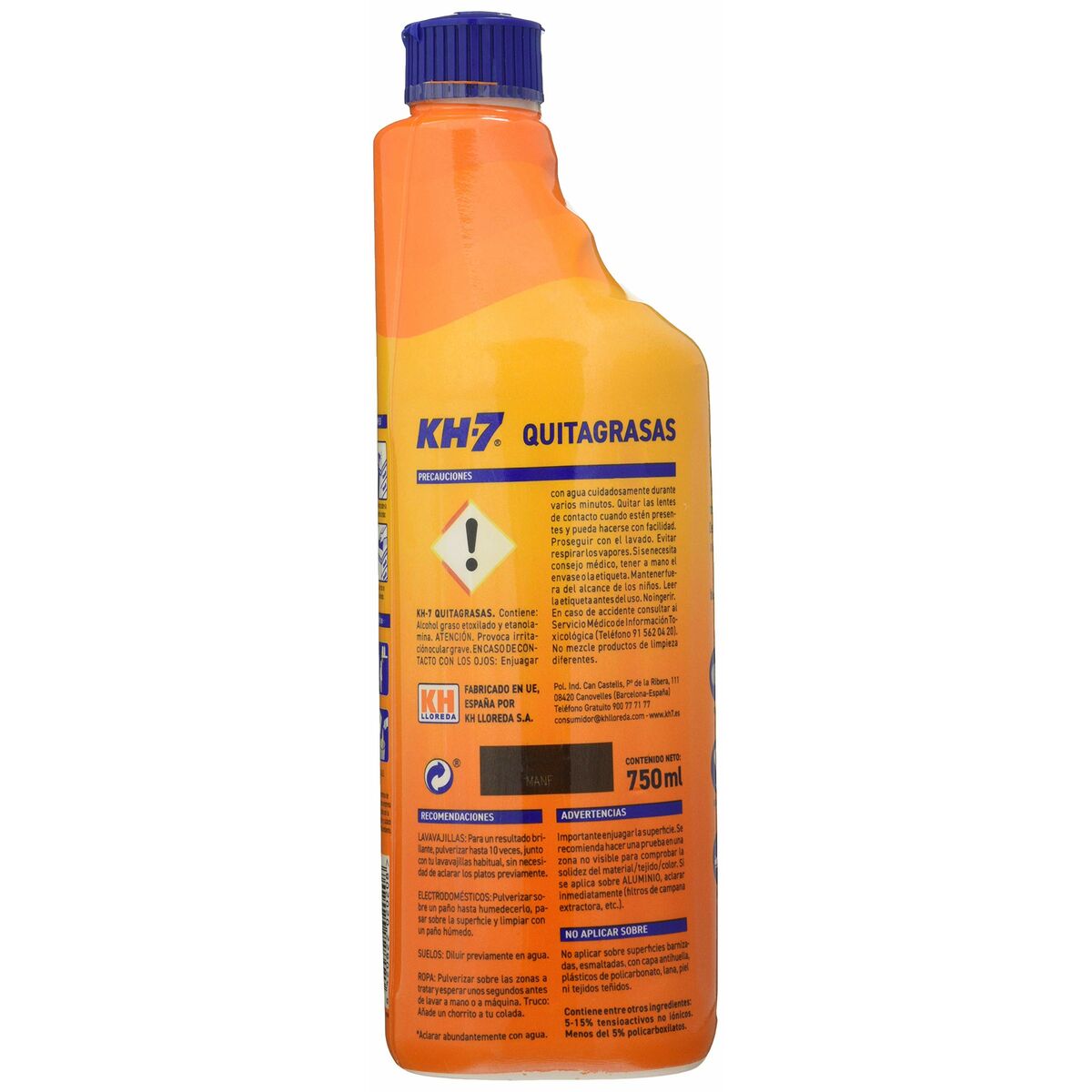 Avfettingsmiddel KH7 750 ml Flerbruk Erstatter